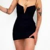 Kameli Boutique Alexis Mini Dress - Black