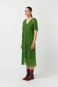 Kate Sylvester | Isadora Dress - Grass -Kameli Shop isadoradressgrass 1087 1440x 0d76f17d 6551 4a8e bb2f 189c022adad6