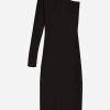 Victoria Beckham | VB Body One Shoulder Midi Dress - Black -Kameli Shop oneshouldermidi