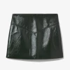 Proenza Schouler White Label | Vinyl Mini Skirt - Pine -Kameli Shop pineskirt