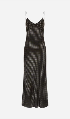 Matteau | Low Back Slip Dress - Polka