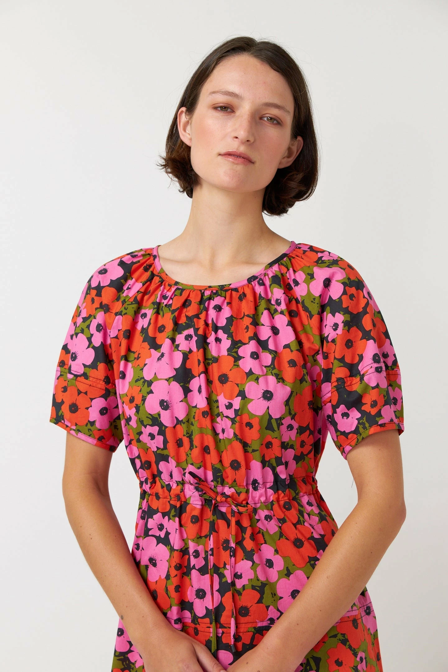 Kate Sylvester | Pop Dress - Pink Orange 4 Kate Sylvester | Pop Dress - Pink Orange - Image 2