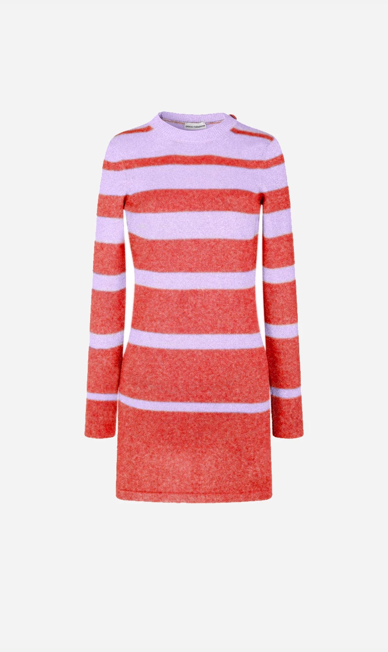 Paco Rabanne | Robe Short Dress - Purple/Red 3 Paco Rabanne | Robe Short Dress - Purple/Red