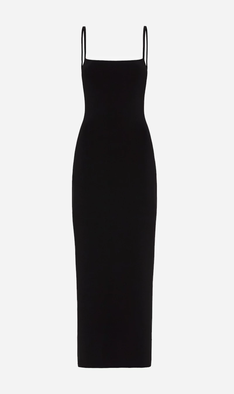 Matteau | Square Knit Dress - Black 3 Matteau | Square Knit Dress - Black