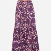 Zimmermann | Tiggy Frill Hem Midi Skirt - Lilac/Pink Paisley -Kameli Shop tiggyfrill